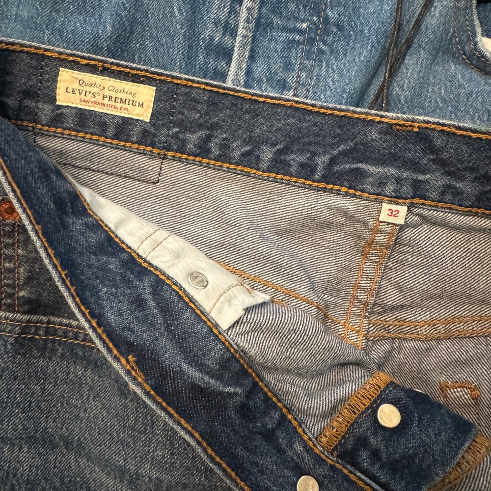 Levi Premium Denim Blue Skirt View 6